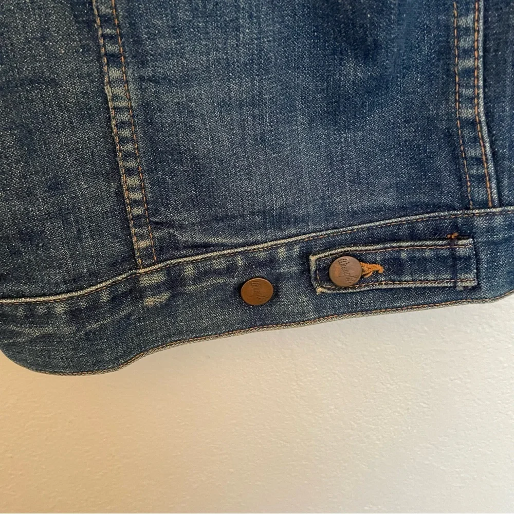 Vintage Wrangler Men’s Sleeveless‎ Denim Jacket With Patch Size 46 (2XL) 1970’s